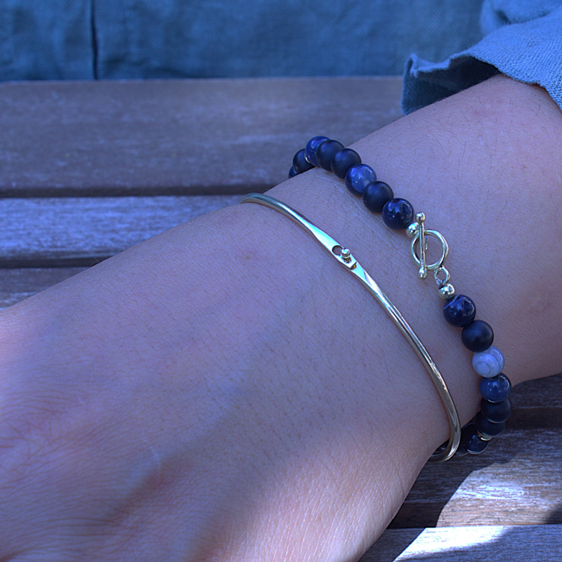 gouden armband met edelstenen