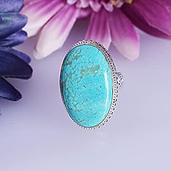 zilveren ring met turquoise steen